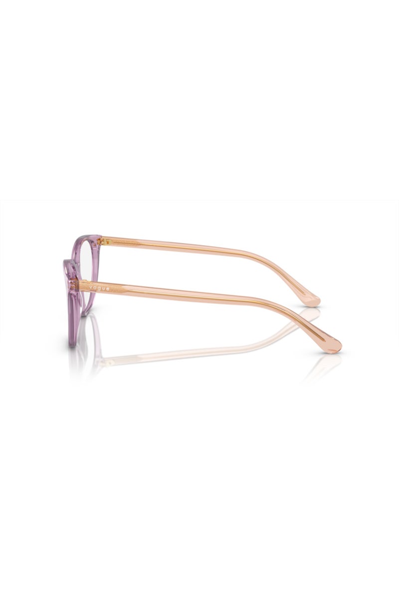 Vogue Women's Clear Purple Eyeglasses - 53mm Lens Size - Image 2